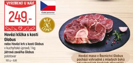 Hovězí krk s kostí Globus