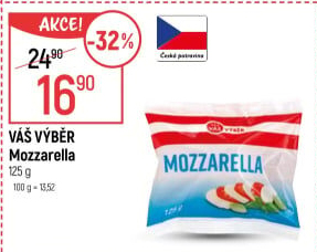 Mozzarella Váš Výběr