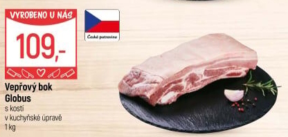 Vepřový bok s kostí Globus