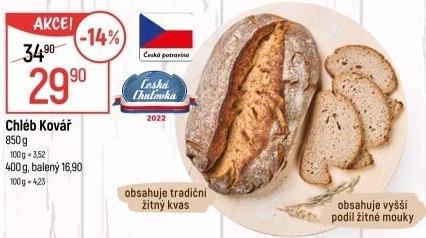 Chléb Kovář Globus