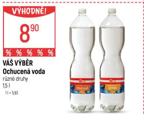 Ochucená voda Váš Výběr
