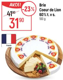 Sýr Brie Coeur de Lion