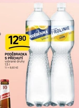 Ochucená voda Poděbradka