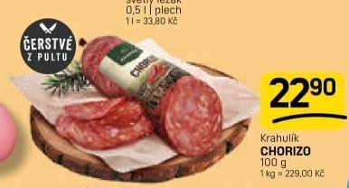 Salám Chorizo Krahulík