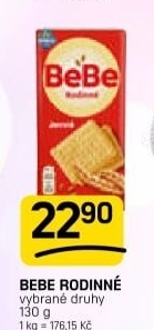 Sušenky Rodinné BeBe Opavia