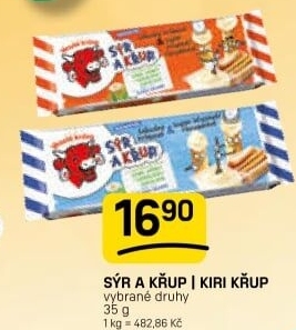 Sýr a křup Veselá kráva