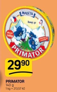 Sýr tavený Primátor Madeta