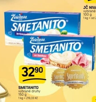 Sýr tavený Smetanito Želetava