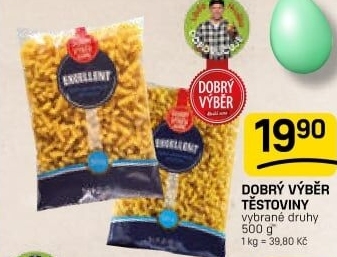 Těstoviny Dobrý Výběr