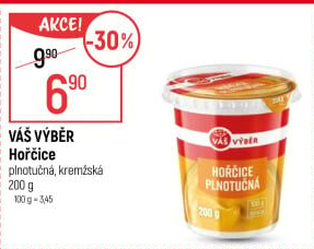 Hořčice plnotučná Váš Výběr