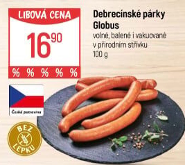 Párky debrecínské Globus