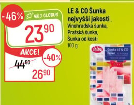 Šunka vinohradská nejvyšší jakosti LE&amp