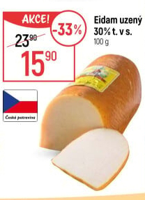 Sýr Eidam uzený 30% Lacrum