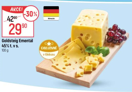 Sýr Ementál 45 % Goldsteig