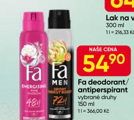 Deodorant sprej Fa