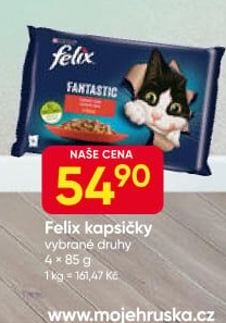Kapsičky pro kočky Felix Purina