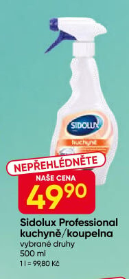 Pěna čisticí na kuchyně Sidolux Professional