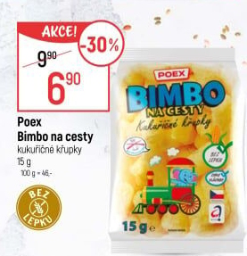 Křupky Bimbo bez lepku Poex
