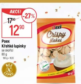 Lupínky Crispy flakes Dexi