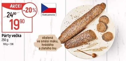 Pečivo Párty večka