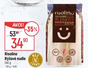 Rýžové nudle bez lepkové Risolino