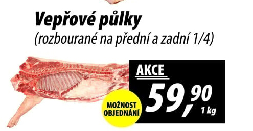 Vepřové půlky rozbourané