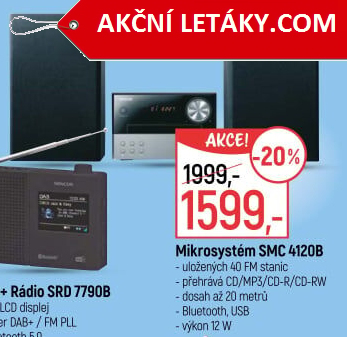 Mikrosystém Sencor SMC 4120B
