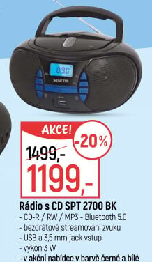 Rádio Sencor SPT 2700XX