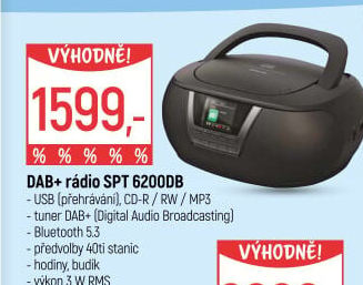 Rádio Sencor SPT 6200DB