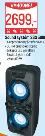 Sound systém SSS 3800 Sencor