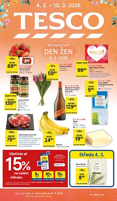 akční leták Tesco 4.3.2026-10.3.2026