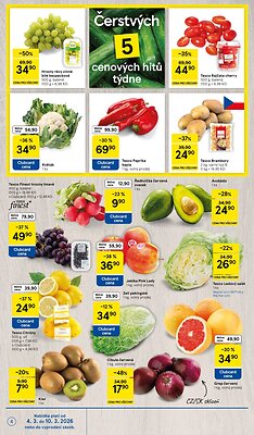 akční leták Tesco 4.3.2026-10.3.2026