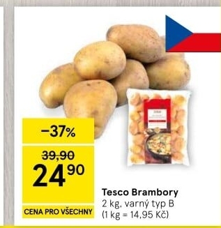 Brambory Tesco