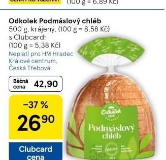 Chléb podmáslový Odkolek