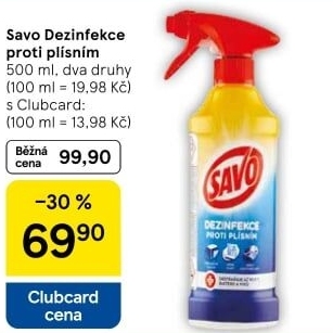 Čistič proti plísním Savo