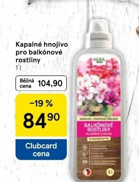 Hnojivo pro balkónové rostliny tekuté Kera
