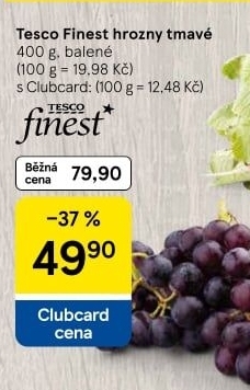 Hrozny tmavé Tesco Finest