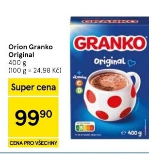 Instantní kakao Granko Orion