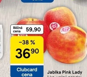 Jablka Pink Lady
