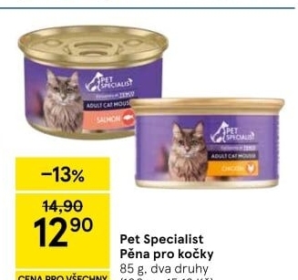 Konzerva pro kočky Mousse Pet Specialist