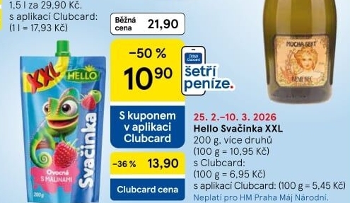 Ovocná kapsička Svačinka Hello