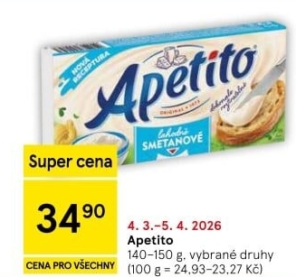 Sýr tavený Apetito