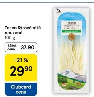 Sýrové nitě Tesco