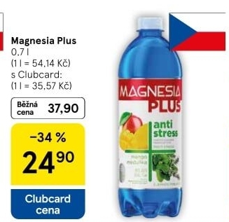 Voda ochucená plus Magnesia