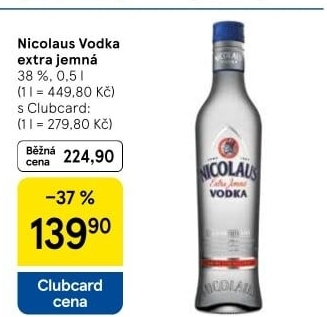 Vodka extra jemná St. Nicolaus