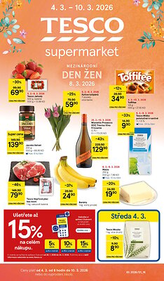 akční leták Tesco 4.3.2026-10.3.2026