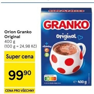 Instantní kakao Granko Orion