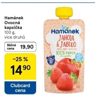 Kapsička ovocná Hamánek