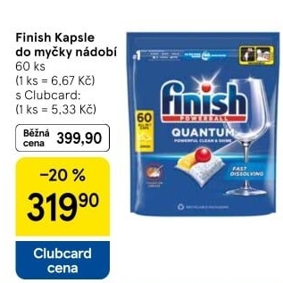Kapsle do myčky Finish