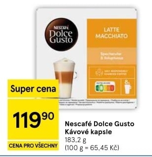 Kapsle Dolce Gusto Nescafé